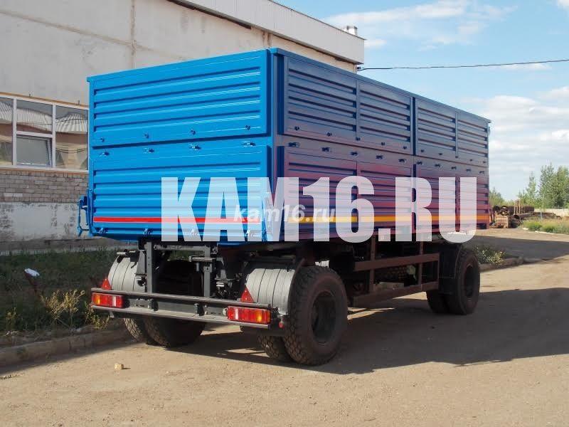 Прицеп зерновоз бортовой двухосный 12 тонный