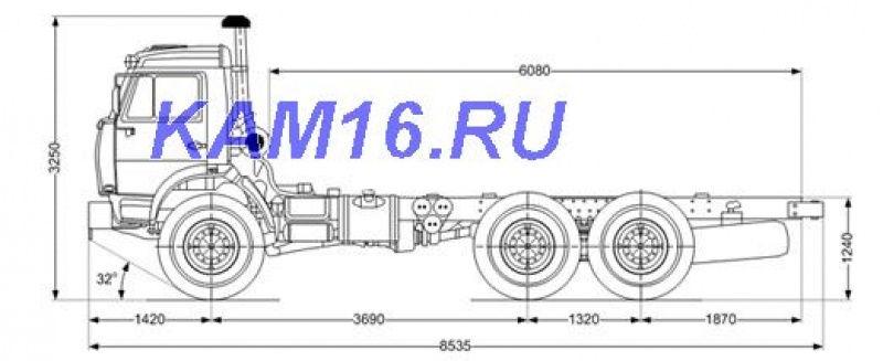 Шасси КАМАЗ 43118-1017