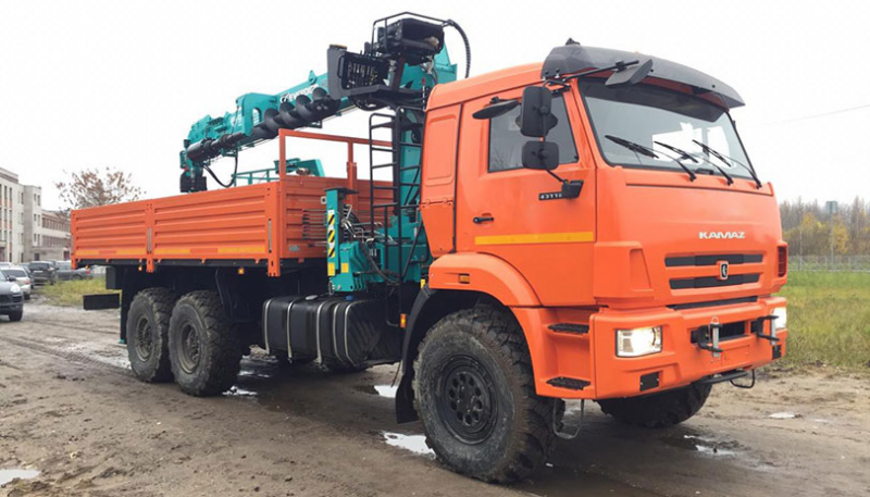 КамАЗ 43118 с КМУ HKTC HLC-8016 Спецтехника КАМАЗ