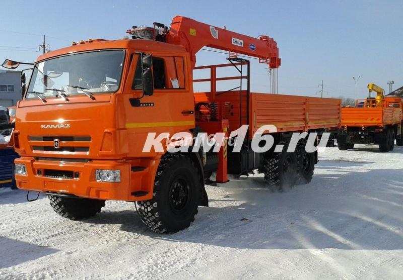 КАМАЗ 43118 с КМУ Kanglim 1256 (7 ТОНН)